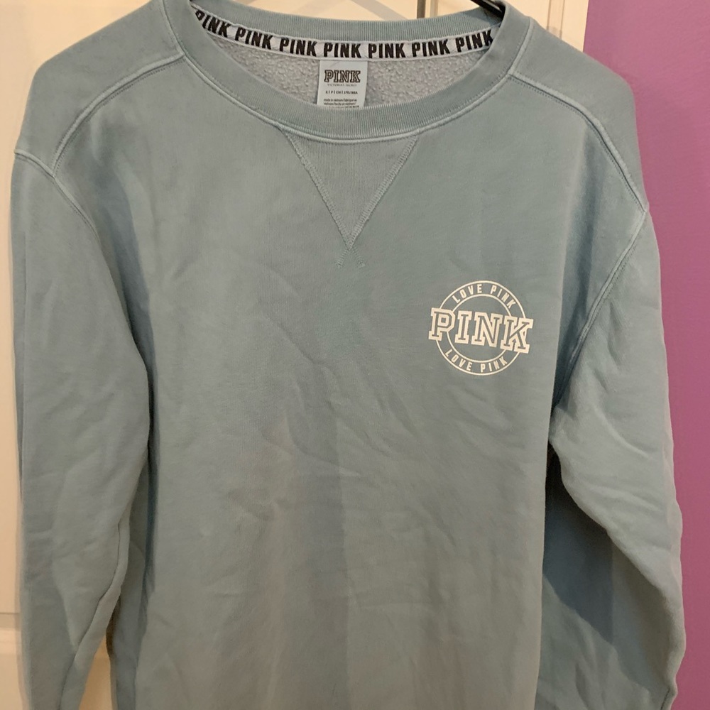 Pink pullover sweatshirt